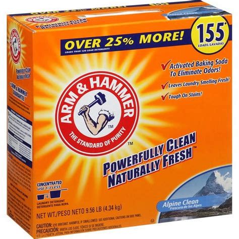 Arm And Hammer Powder Laundry Detergent Alpine Clean 956 Lb 155 Loads