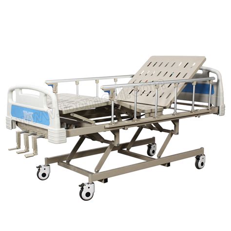 Multifunction Cama De Manual 3 Cranks Manual Medical Hospital Home Care