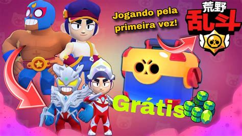 Jogando Pela Primeira Vez Brawl Stars Da China YouTube