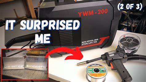 Aluminum MIG Welder Review YesWelder YWM 200 4 In 1 Multi Process