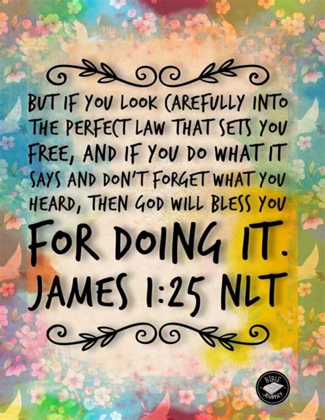 James 1 25 Nlt Picture Bible Verse