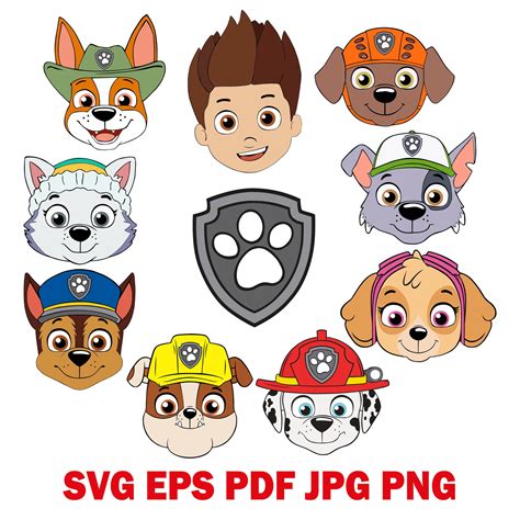 Paw Patrol Svg Free Flowdast