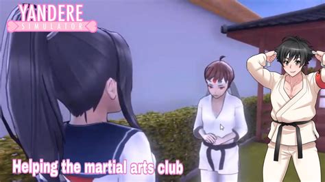 Doing The Martial Arts Club Members Tasks Yandere Simulator Youtube