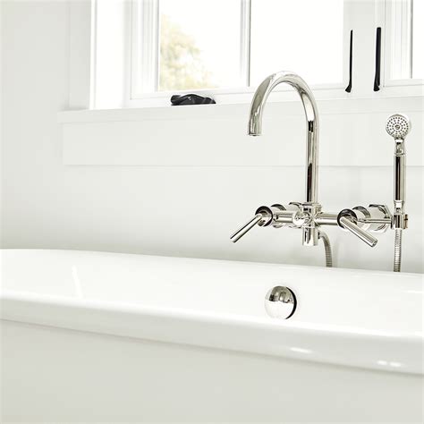 Discover Henry Exposed Wall Mounted Tub Filler With Handshower And