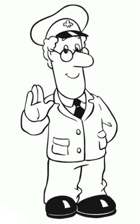 Postman Pat Coloring Pages Free Coloring Pages Printables