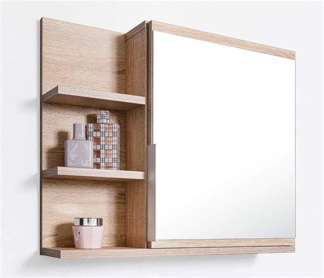 DOMTECH Home Decor Armoire Miroir de Salle de Bain avec étagère Miroir