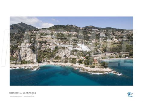 Poster Ventimiglia, Balzi Rossi - 2 - Liguria a Volo di Drone