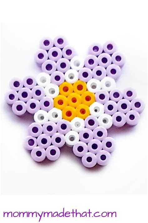 Hama Bead Flower Pattern Best Flower Site