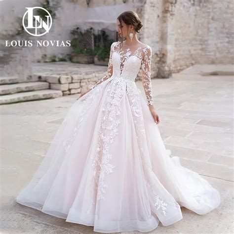 Louis Novias Elegante Vestidos De Casamento Para As Mulheres Cl Ssico