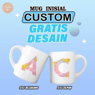 Jual Mug Custom Inisial Nama Shopee Indonesia