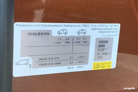 Peugeot 3008 Tyre Pressure Recommended Psi Kpa And Bar Carsguide