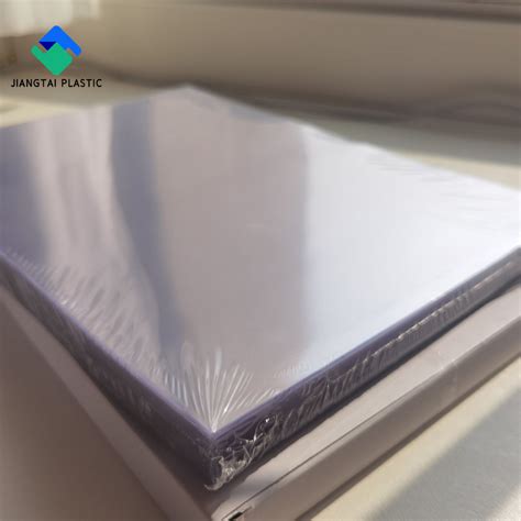 Jiangtai Mm Rigid Transparent Pvc Sheet Plastic A Pvc Sheet