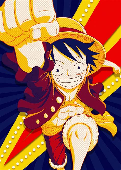 Monkey D Luffy Poster By Lost Boys Dsgn Displate Monkey D Luffy