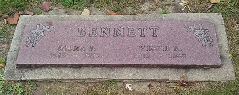 Wilma Frances Hellwege Bennett Find A Grave Memorial