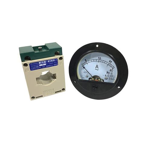 Ac 0~20a Analog Amp Current Panel Meter Ammeter And Current Transformer Automotive