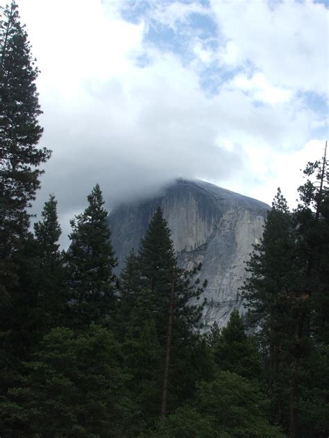 Thick Fog Over Half Dome Yosemite National Park Flickr