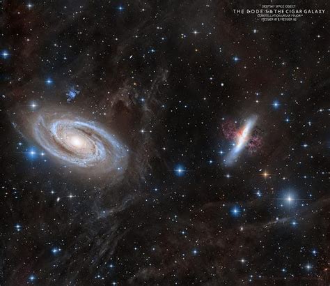 THE BODES THE CIGAR GALAXY Messier 81 Messier 82 Deepsky