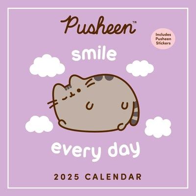 Official Pusheen 2025 Calendar Free Evie Oralee