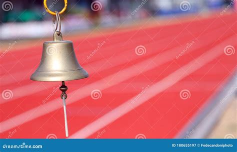 Metal Bell To Signal The Last Lap Of The Race In The Athletics S Stock