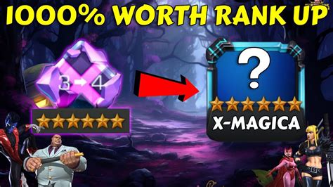 BEST OPTION TO USE THIS X MAGICA RANK UP 3 TO 4 RANK UP GEM MARVEL