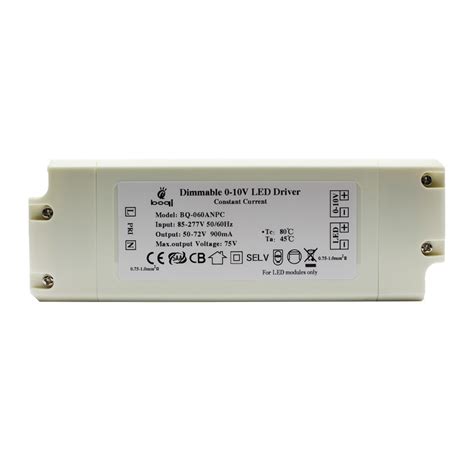 0 10V 디머블 LED 드라이버 60W 900mA boqi LED 드라이버 및 컨트롤러