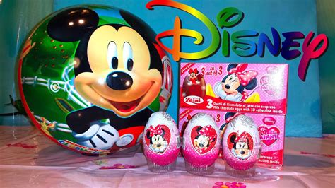 9 Minnie Mouse I Love Minnie Surprise Eggs Unboxing Quick Version Kinder Surprise Eggs Peppa