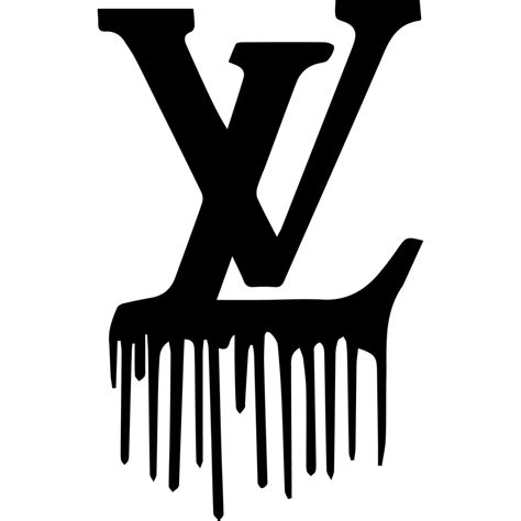 LV Dripping Logo Svg Logo Brand Svg LV Logo SvgBrand Logo Inspire