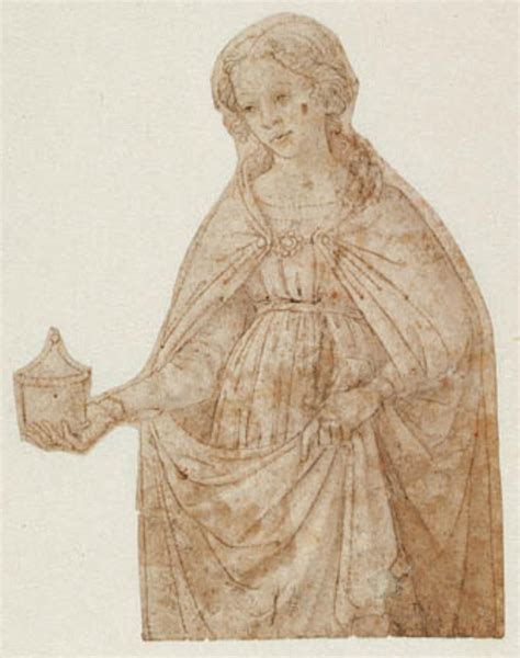 Mary Magdalene With The Ointment Jar Kneeling Figure