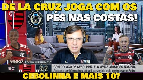 CEBOLINHA TÁ COMENDO A BOLA FLAMENGO 2x0 PHILADELPHIA UNION NOVA