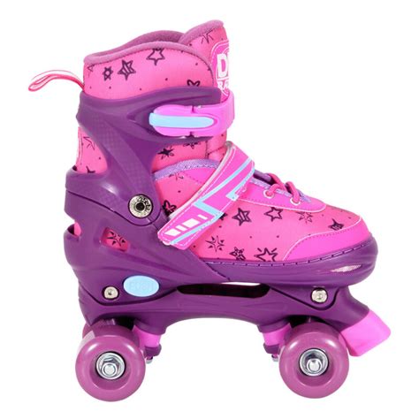 Patins Roller Ajustável Cadarço acessórios DM Toys