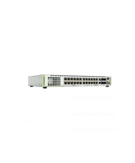 Switch Allied Telesis AT GS924MX 10 Switch Stackeable Capa 3 24 Puertos