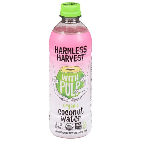 Save On Harmless Harvest Coconut Water With Pulp Organic Order Online