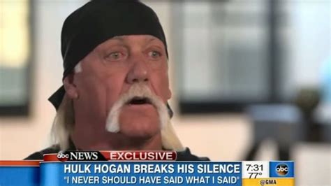 Hulk Hogan Denies Being Racist After Using The N Word On A Sex Tape