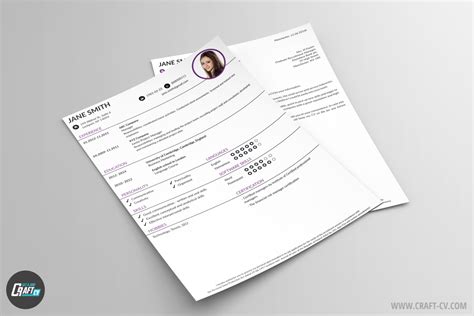 Plantilla De Cv Orb Creador De Cv Crear Cv Craftcv