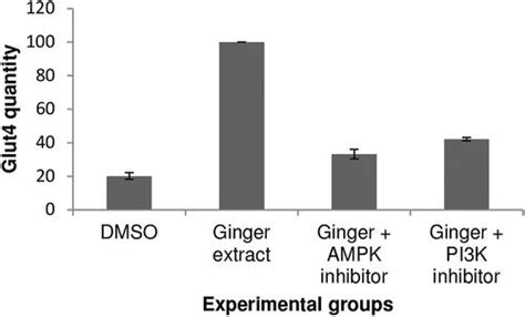 Full Article Ginger Extract Increases GLUT 4 Expression Preferentially