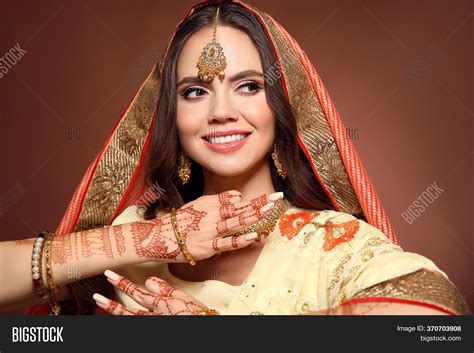 Mehndi Portrait Image And Photo Free Trial Bigstock