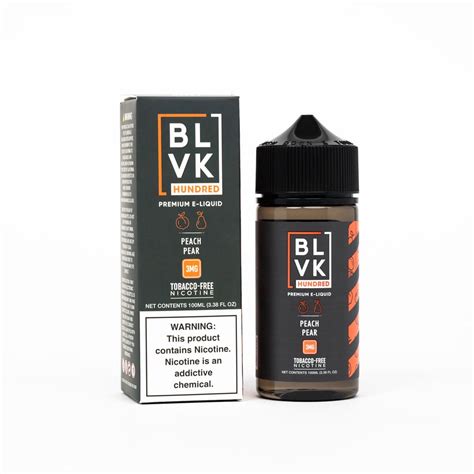 BLVK Nic Base Hundred Series Peach Pear Cigis Y Punto