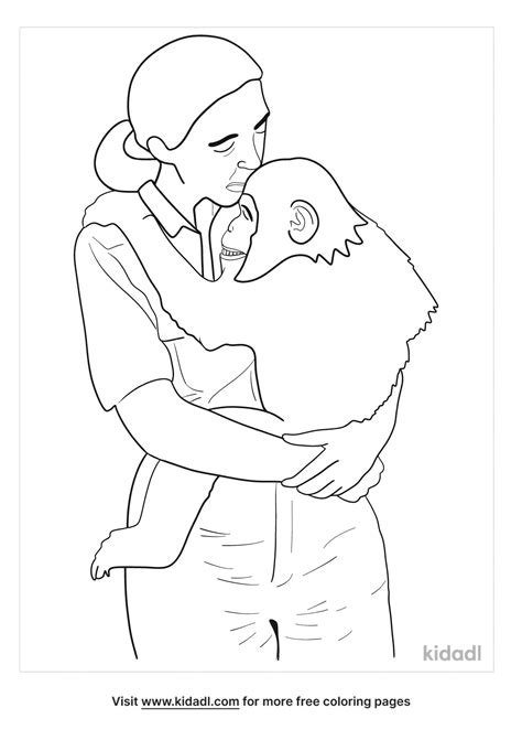 Free Jane Goodall Coloring Page Coloring Page Printables Kidadl