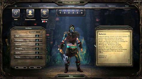 Pillars of Eternity Barbarian Class Guide - Stats, Abilities, Talents