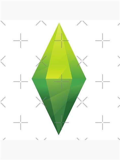 The Plumbob Sims Poster For Sale By Cadac1234 Redbubble