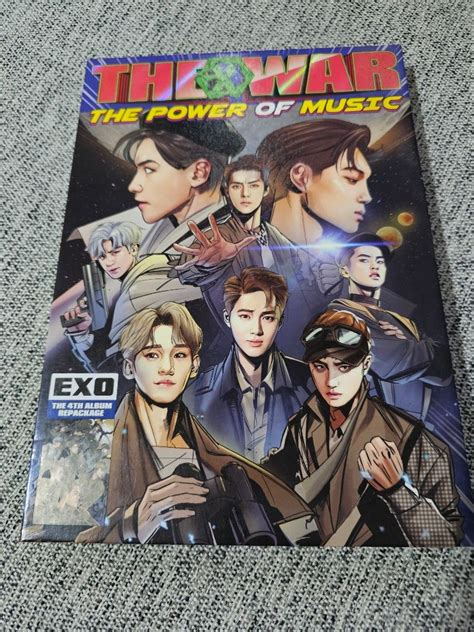 Unsealed EXO The War Repackage 4th Album Korean Ver Hobbies Toys