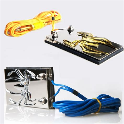 BJT Tattoo Foot Switch Tattoo Power Supply Foot Pedal Stainless Steel