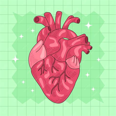 Ilustración De Dibujo De Corazón Dibujado A Mano Vector Gratis