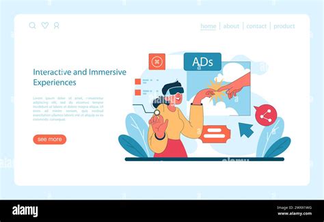 Interactive And Immersive Experiences Concept Engaging Users With