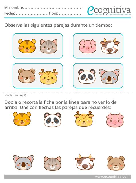 Estimulación Cognitiva Para Niños Ejercicios Para Imprmir Pdf Gratis 446