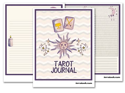 Free Printable Tarot Journal Pages