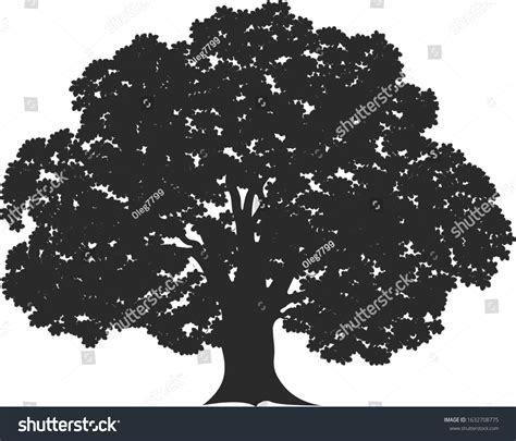 Oak Tree Logo Isolated Oak Tree Stock Vector (Royalty Free) 1632708775 | Shutterstock