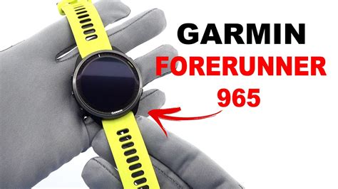 Garmin Forerunner 965 Carbon Gray DLC Titanium With Yellow Black