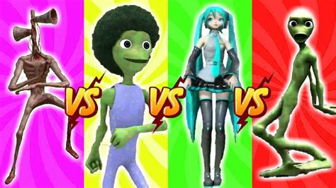 COLOR DANCE CHALLENGE Siren Head Vs Me Kemaste Vs Ievan Polkka Vs Dame