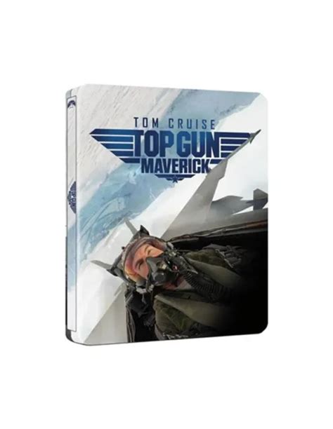 TOP GUN MAVERICK Tom Cruise Steelbook Blu Ray 4K Ultra Hd Neuf EUR 59